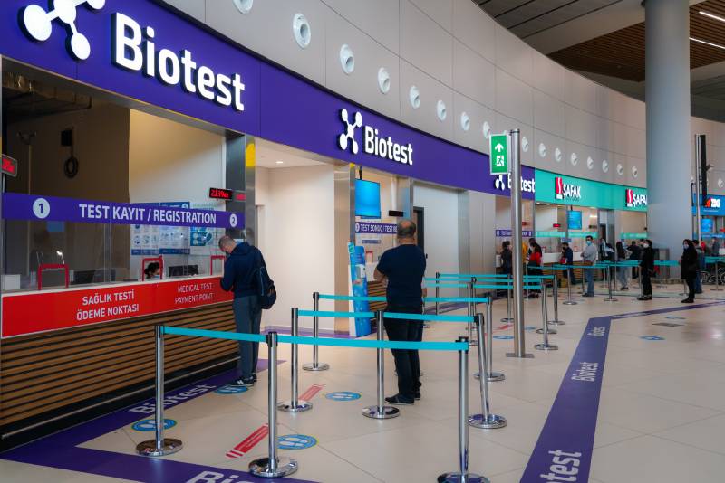PCR TEST AT ISTANBUL AIRPORT