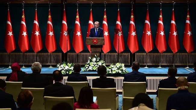 PRESIDENT ERDOGAN ANNOUNCES NEW COVID-19 MEASURES