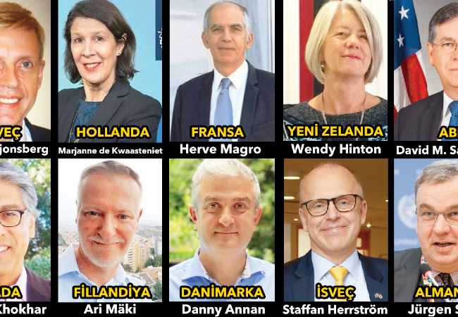 ERDOGAN AND 10 AMBASSADORS