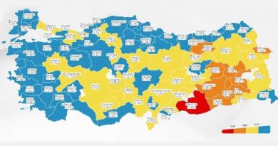 COVID 19 IN TURKEY MAP (1)