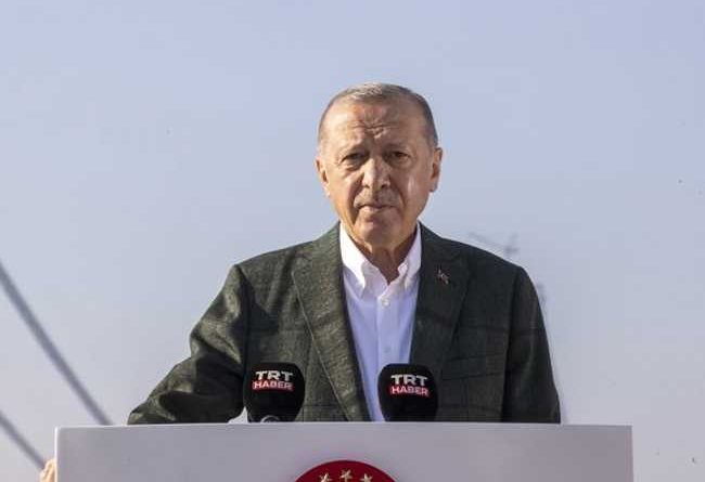 ERDOGAN TARGETS OPPOSITION CANAKKALE BRIDGE