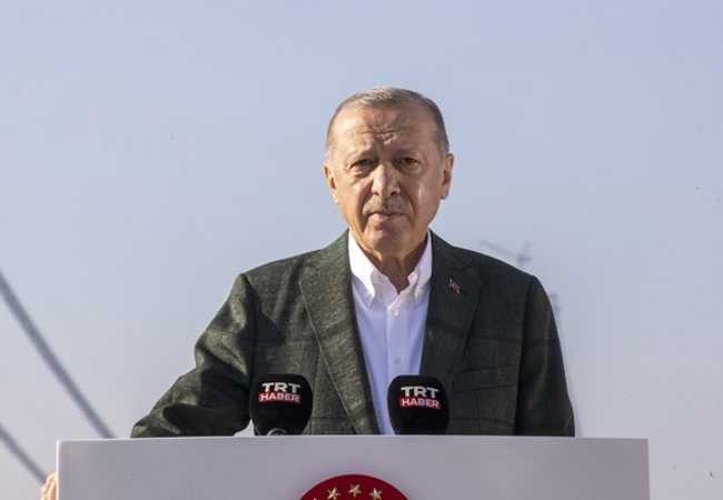 ERDOGAN TARGETS OPPOSITION CANAKKALE BRIDGE