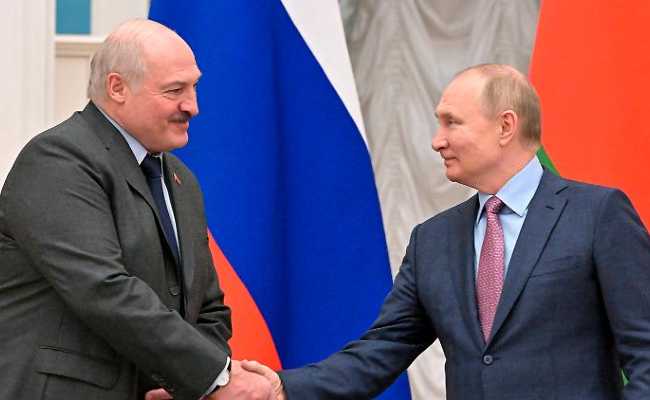 LUKASCHENKO AND PUTIN