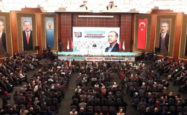 AK PARTY MEETING IN KIZILCAHAMAM