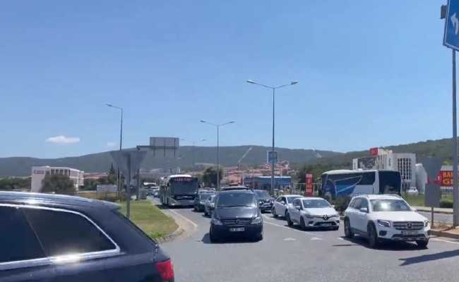 BODRUM TRAFFIC DURING HOLIDAY