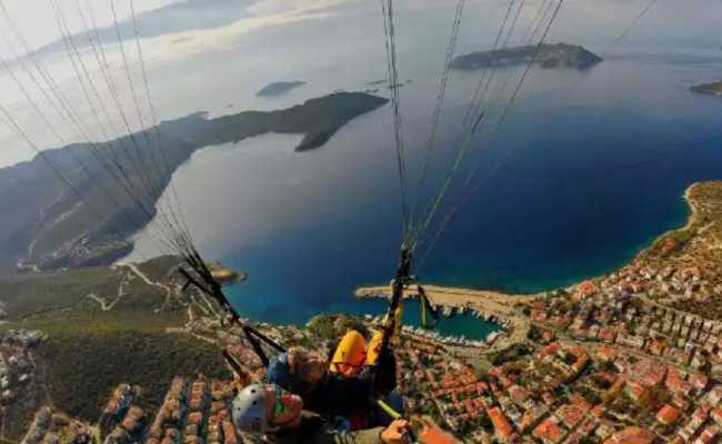 PARAGLIDING IN KAS ANTALYA
