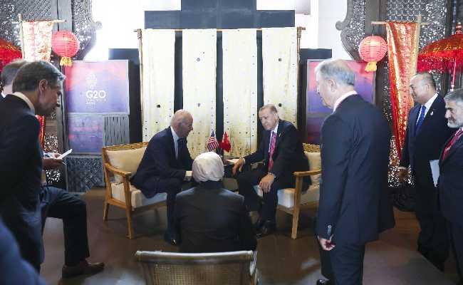 ERDOGAN AND BIDEN MEET IN BALI