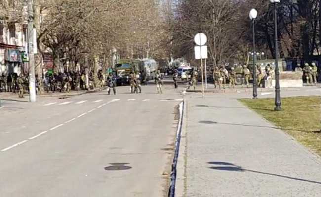 RUSSIA LEAVES HERSON IN UKRAINE