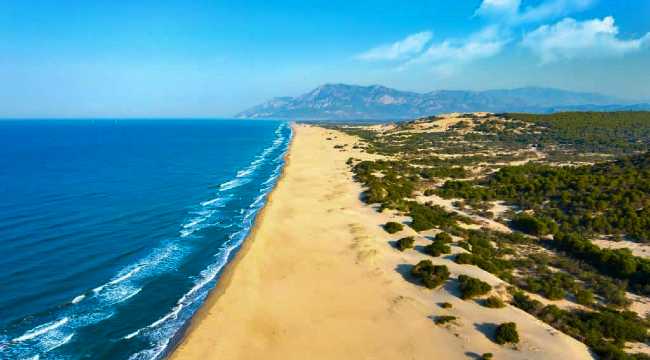 BEACH IN MEDITERRANEAN