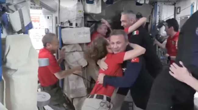 TURKISH ASTRONAUT IN SPACE