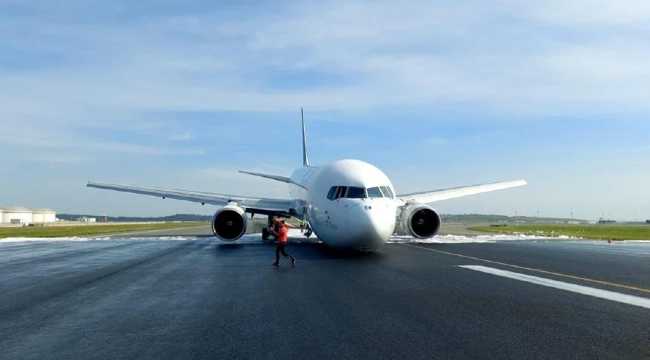 URGENCY LANDING AT ISTANBUL AIRPORT
