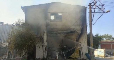 FIRE IN FACTORY ON DENIZLI
