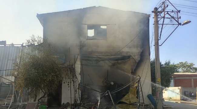 FIRE IN FACTORY ON DENIZLI