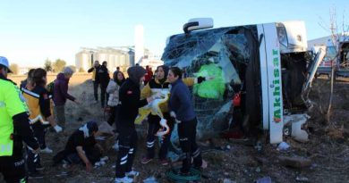 TOURIST BUS ACCIDENT IN AKSARAY(1)
