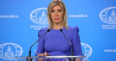 MARIA ZAHAROVA RUSSIA SPOKESPERSON