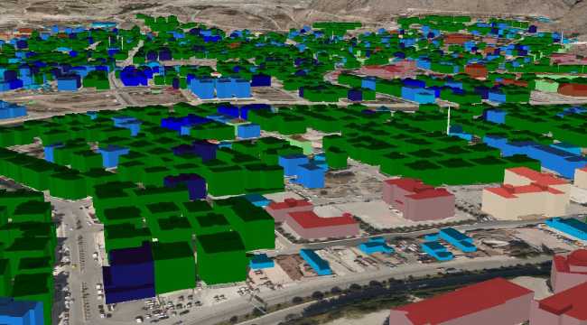 Land Registry and Cadastre 3d digital buildin Turkey