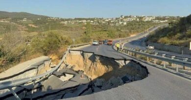 KUSADASI ROAD COLLAPSES
