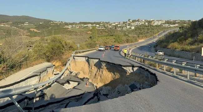 KUSADASI ROAD COLLAPSES