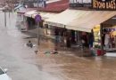Heavy Rain Turns Fethiye’s Hisarönü into a Lake as Tourists Take to the Water